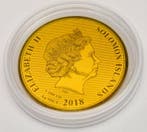 Îles Salomon. 10 Dollars 2018 Gold Coenwulf Gold Penny