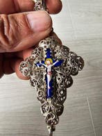 Rozenkrans - Metaal, Glas, Verzilverd - 1850-1900