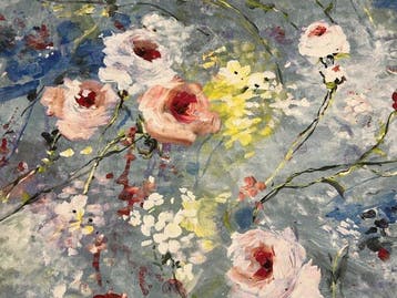300 x 280 cm – Katoen Oeko-Tex Bloemig Aquarel – GCFabrics