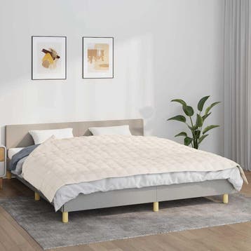vidaXL Verzwaringsdeken 155x220 cm 7 kg stof, Verzenden