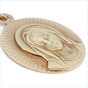 Pendentif en forme de croix - 18 carats Or jaune, Bijoux, Sacs & Beauté