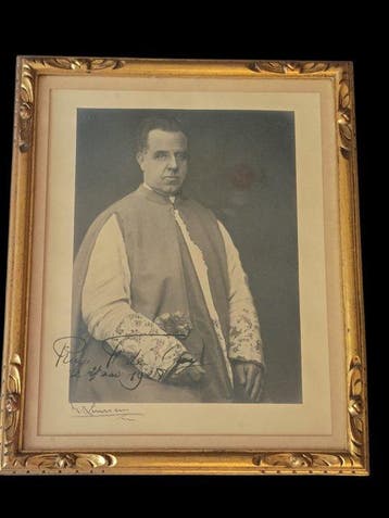 Prins Amédée de Croÿ - Zeldzame Antieke Gesigneerde Foto