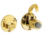 Deurvastzetter Elegant messing ongelakt, Doe-het-zelf en Bouw, Deuren en Vliegenramen, Nieuw