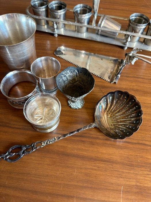 Set kommen (8) - Metaal, Antiquités & Art, Antiquités | Ustensiles de cuisine