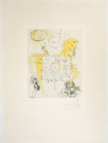 Salvador Dali (1904-1989) - Chevalier Royal de lApocalypse