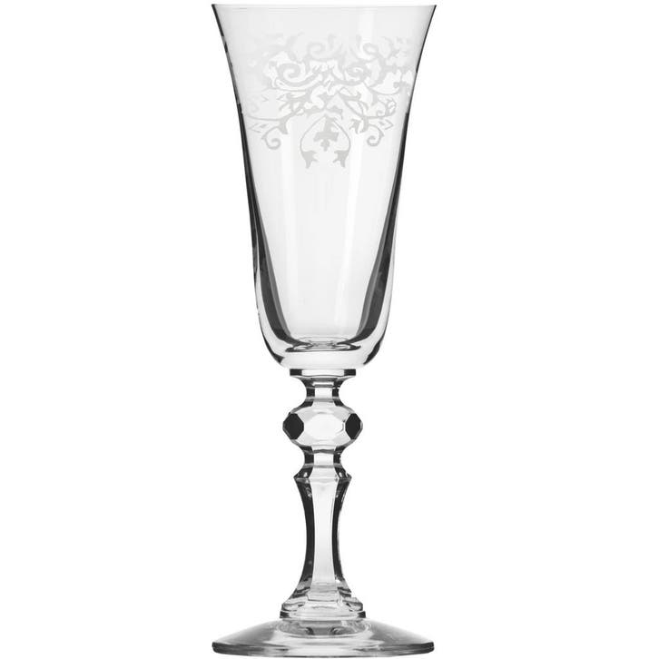Champagneglazen | KRISTA DECO  | Kristalglas | 16.5cl |  6, Zakelijke goederen, Horeca | Keukenapparatuur, Nieuw in verpakking