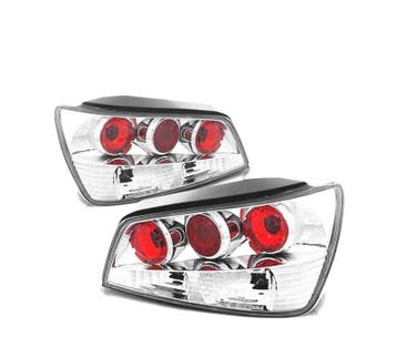 FEUX ARRIÈRE POUR PEUGEOT 306 97-01 STYLE LEXUS CHROMÉ, Verzenden