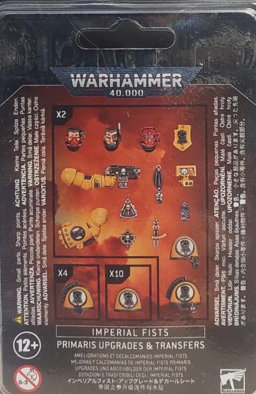 Imperial Fists Upgrades and Transfers (Warhammer 40.000, Hobby & Loisirs créatifs, Wargaming, Enlèvement ou Envoi