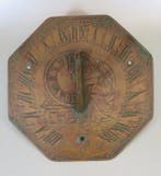 Thomas Perry fecit zonnewijzer, Londen - Brons - Verenigd, Antiek en Kunst