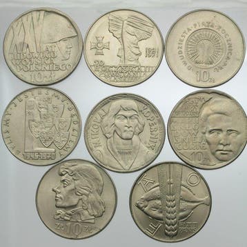 Polen. Lot de 28 pièces années 1920-60. Lot de 28 pièces