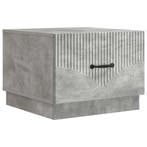 vidaXL Salontafel met lade Betongrijs 49 x 50 x 37 cm, Verzenden, Nieuw
