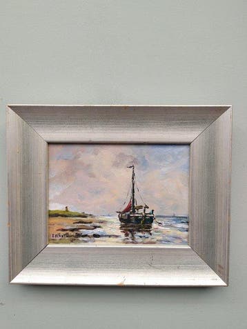 L. Scheen pseudoniem van A. Blok (1935) - Vissersboot bij de