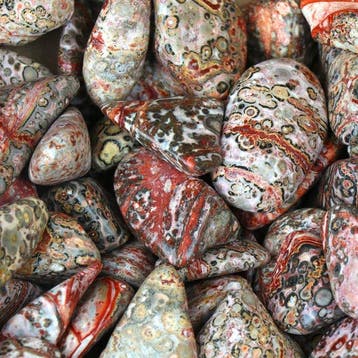 Laatste lot! - Dragon Jasper - Getrommelde stenen - lot- 1