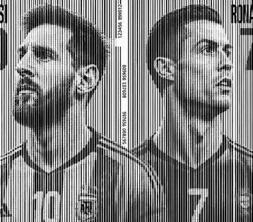 LDM. - Barcode Rivals – Messi & Ronaldo By Ldm - Tela XXL, Verzamelen, Nieuw