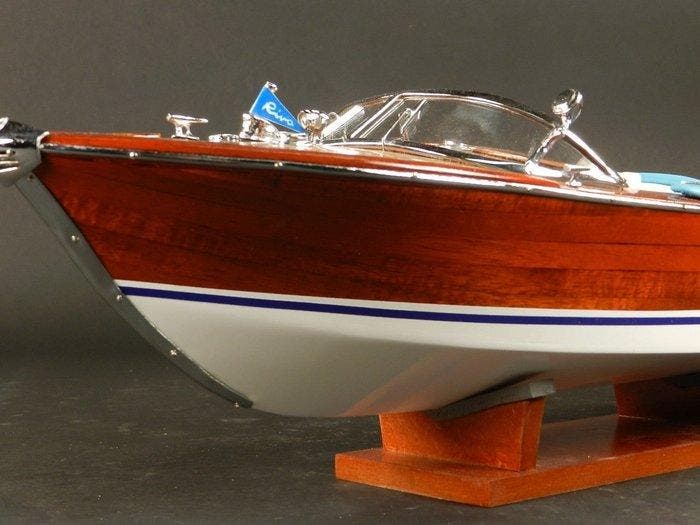 Riva Aquarama 53 cm modelisme bois maquette 1:14 - Halfmodel, Hobby & Loisirs créatifs, Voitures miniatures | 1:5 à 1:12