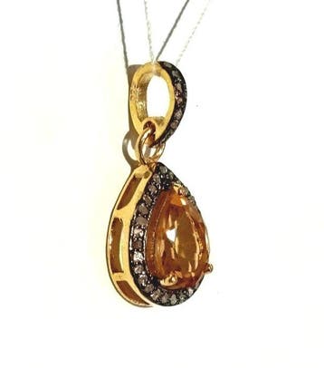 Sans prix de réserve - Pendentif Argent - 2.50ct. tw.