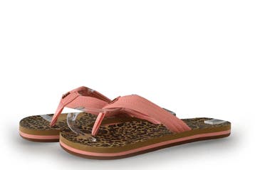 Reef Slippers Meisjes in maat 33 Panter, Verzenden, Jongen of Meisje, Schoenen, Zo goed als nieuw