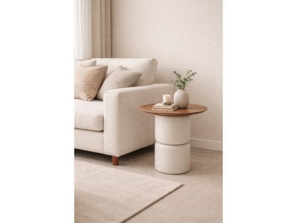 Veiling - Salontafels/Bijzettafels Walnoot - Notenhout - Cre, Huis en Inrichting, Tafels | Bijzettafels, Nieuw