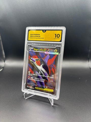 Pokémon - 1 Graded card - Mega Latias 163 Mega Evolution, Hobby en Vrije tijd, Verzamelkaartspellen | Pokémon, Nieuw