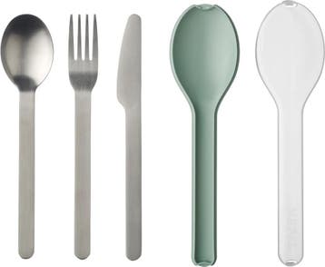 Mepal Ellipse bestekset 3-delig RVS Nordic sage, Verzenden, Nieuw