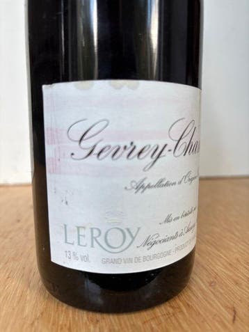 2005 Maison Leroy - Gevrey Chambertin - 1 Fles (0,75 liter), Nieuw