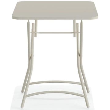 Inklapbare Tafel | BREEZE | Staal | Beige | In-/Outdoor |, Verzenden