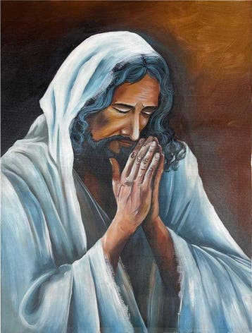 Hung Richard (1966) - Jesus 80 60 cm