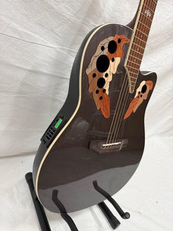 Lintage Guitars - OVT-132-LG (Semi-Acoustic, Silver Sparkle)