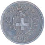 Zwitserland. 1,2,5,10,20 Rappen en 1/2 & 1 Franc 1888-1950, Postzegels en Munten