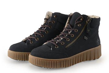 Rieker Snowboots in maat 39 Blauw, Kleding | Dames, Snowboots, Zo goed als nieuw, Rieker, Verzenden