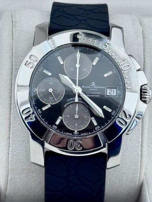 Baume & Mercier - Capeland Automatic Chronograph - - 65352 -, Handtassen en Accessoires, Horloges | Heren