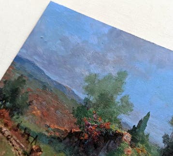Claudio Pallini (1943) - Country road - Tuscany landscape, Antiek en Kunst