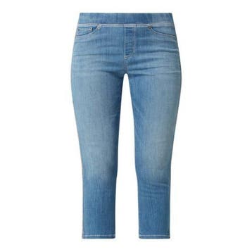 Cambio • blauwe Philia capri • 32, Kleding | Dames, Broeken en Pantalons, Cambio, Maat 42/44 (L), Nieuw, Verzenden