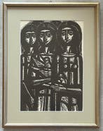 Tassos Alevizos (1914–1985) - Girls with Pigeons