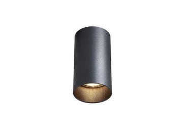 Veiling - 20x GU10 Opbouwspot Armatuur dun cilinder zand zwa, Huis en Inrichting, Nieuw