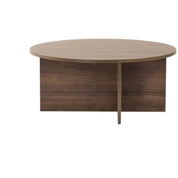Evila Modern Coffee Table, Venezia Walnut, 90 X 40 X 90 Cm, Verzenden, Nieuw, 50 tot 100 cm, Scandinavisch