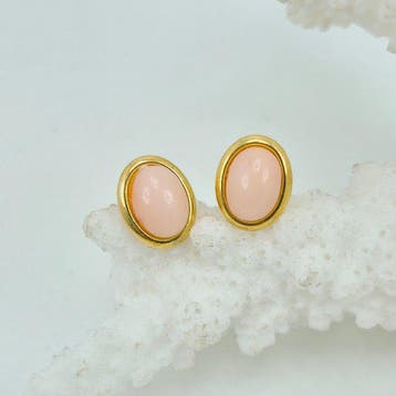 Koraal - Zilver, Verguld, Zonder reservering - Oorbellen -