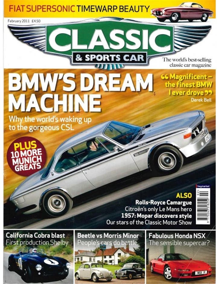 2011 CLASSIC AND SPORTSCAR MAGAZINE (02) FEBRUARI ENGELS, Boeken, Auto's | Folders en Tijdschriften