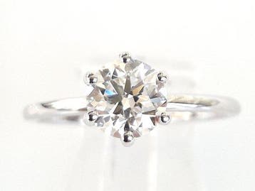 Bague de fiançailles - 18 carats Or blanc - 1.50ct. tw.