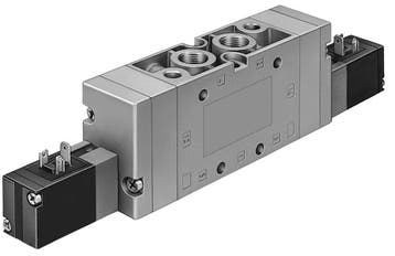 Festo 5/3 Échappement Dair Électrovanne G3/8 2200L/Min -, Verzenden