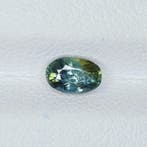 Zonder minimumprijs Blauw, Groen Saffier - 0.85 ct -, Nieuw