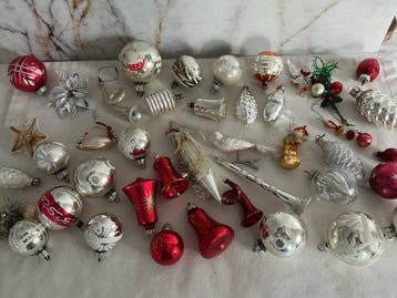 Boules de Noël (40) - Verre, Divers