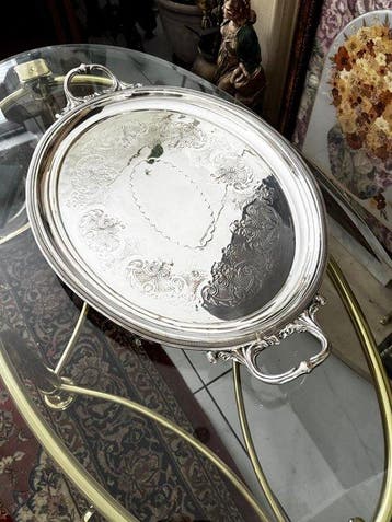 Decoratief dienblad - Large Vintage Victorian Style