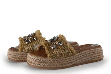 Tamaris Slippers in maat 36 Beige, Verzenden, Slippers