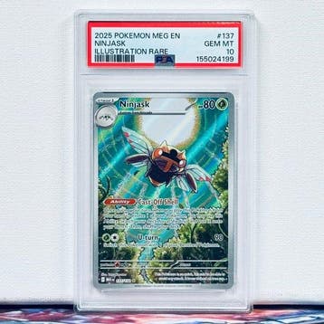 Pokémon Graded card - Ninjask #137 2025 POKEMON MEG EN, Nieuw