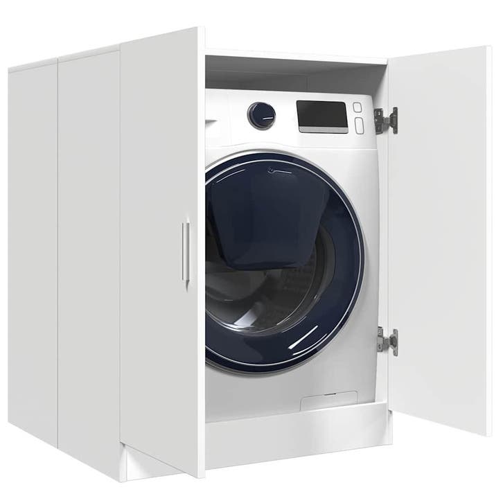 vidaXL Wasmachinekast 71x71,5x91,5 cm wit, Electroménager, Lave-linge, Envoi