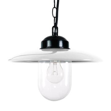 Industriële lampen Solingen Hanglamp Wit Binnenverlichting, Maison & Meubles, Verzenden