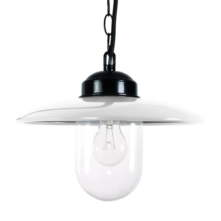 Industriële lampen Solingen Hanglamp Wit Binnenverlichting, Maison & Meubles, Lampes | Suspensions, Envoi