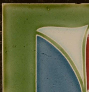 Jugendstil Tegel - Dusseldorfer Tonwarenfabrik AG - Art