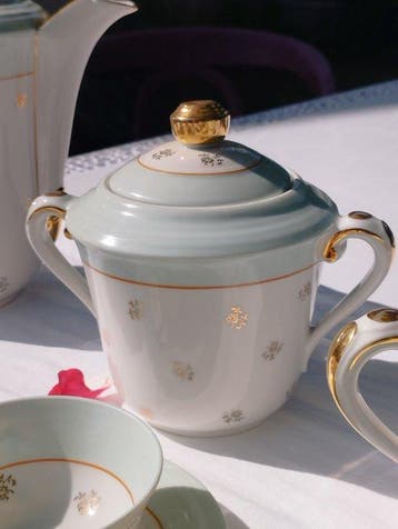 Limoges - Service à café pour 10 personnes (23) - Porcelaine